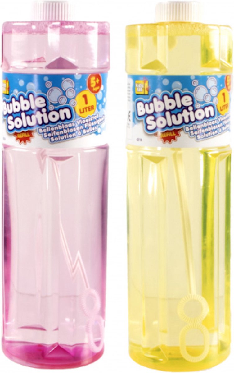2x   vloeistof - 1 Liter per fles - +5 Jaar - Navulverpakking - Bellen blazen