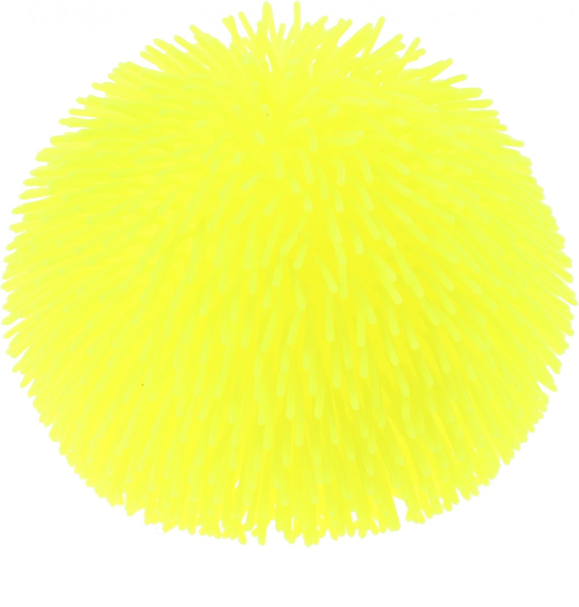 Kids Fun Fluffy Bal 16 Cm Met Licht Geel