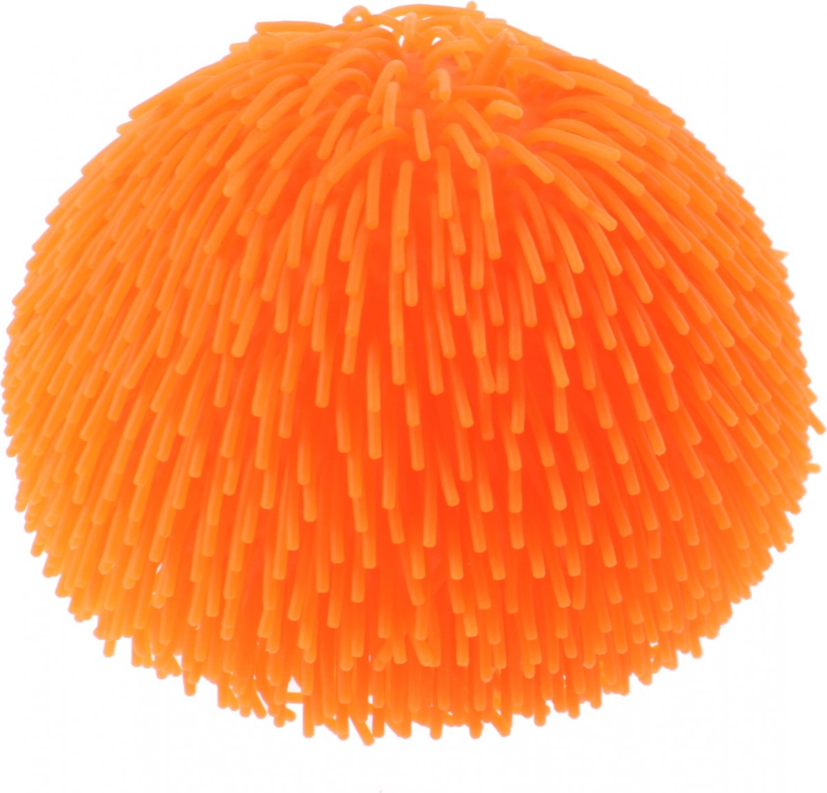 Kids Fun Fluffy Bal 16 Cm Met Licht Oranje