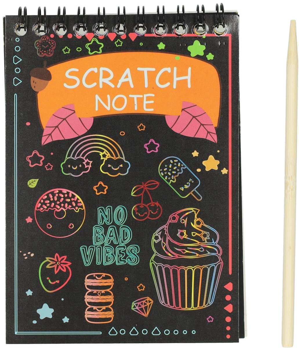 Kids Fun Magische Krasset - 10 blaadjes - 14 x 10 cm