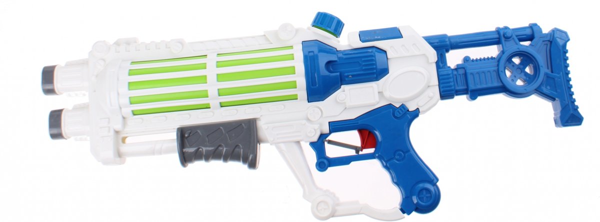 Kids Fun Waterpistool Space 58 Cm Wit/blauw