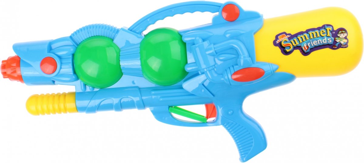 Kids Fun Waterpistool Summer Friends 46 Cm Blauw/geel