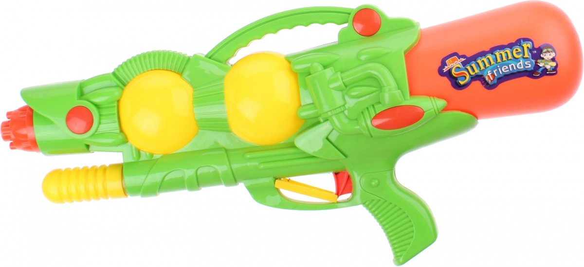 Kids Fun Waterpistool Summer Friends 46 Cm Groen/oranje