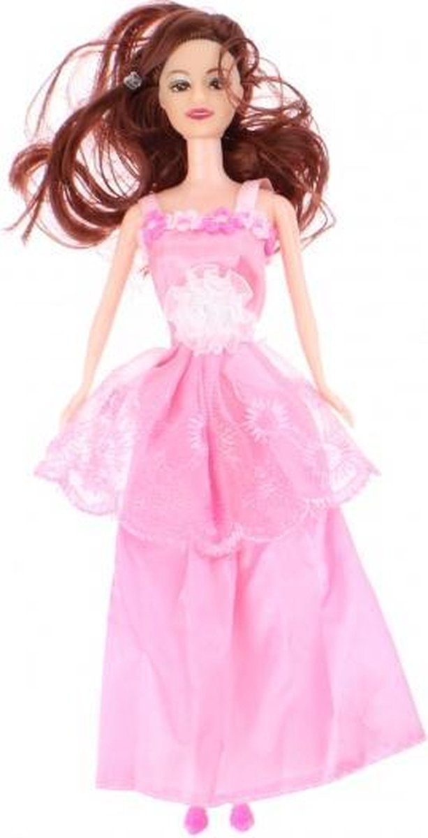 tienerpop Sophie met extra kleding 30 cm roze