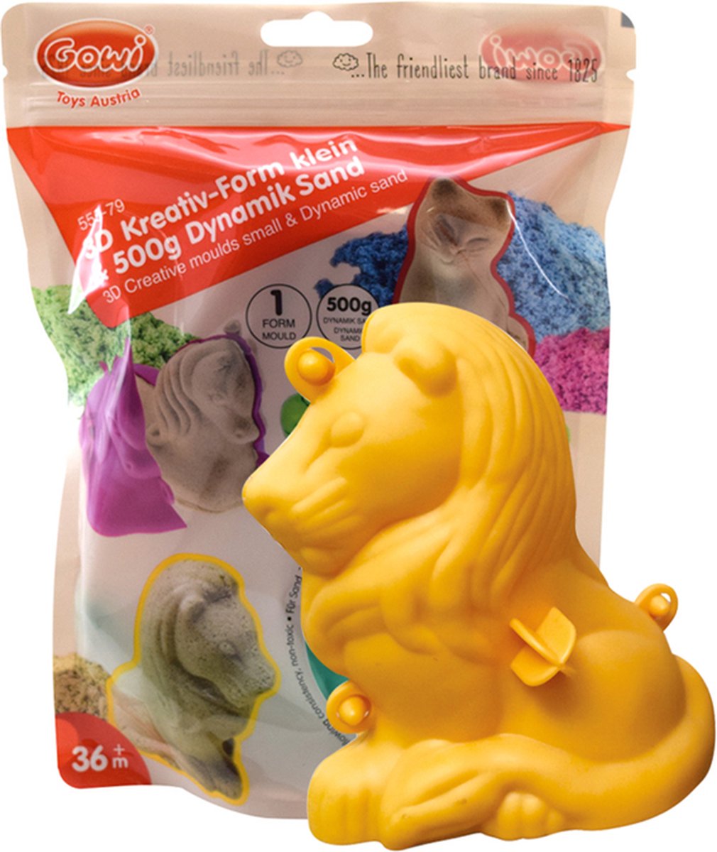 Gowi 3D Creative Mould & Sand - Lion