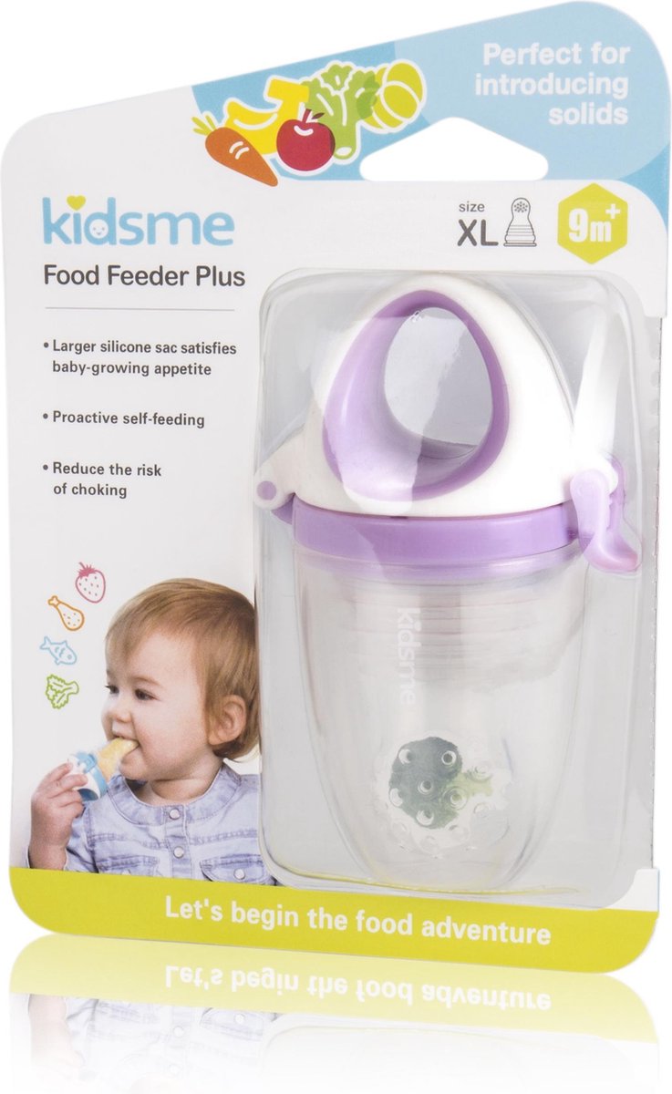 Kidsme - Food Feeder Plus Single Pack - Purple