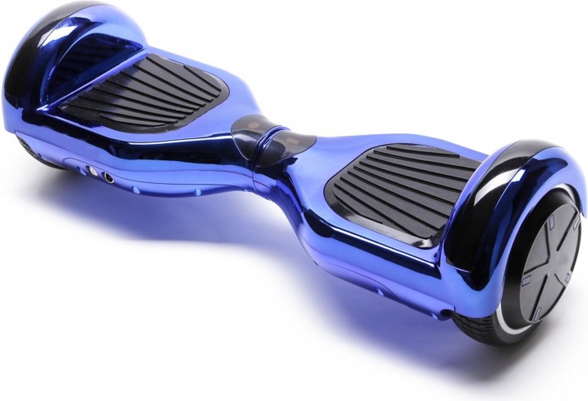 Kidscare 6.5’’ Hoverboard - Oxboard - 15kmh - Bluetooth Speakers – Led Lighting – UL2272 Gecertificeerd – Anti lek banden – Z1 Neon Blue