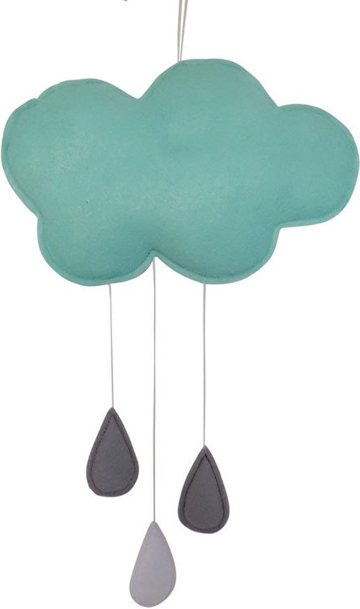 Decoratiehanger Wolk Mint