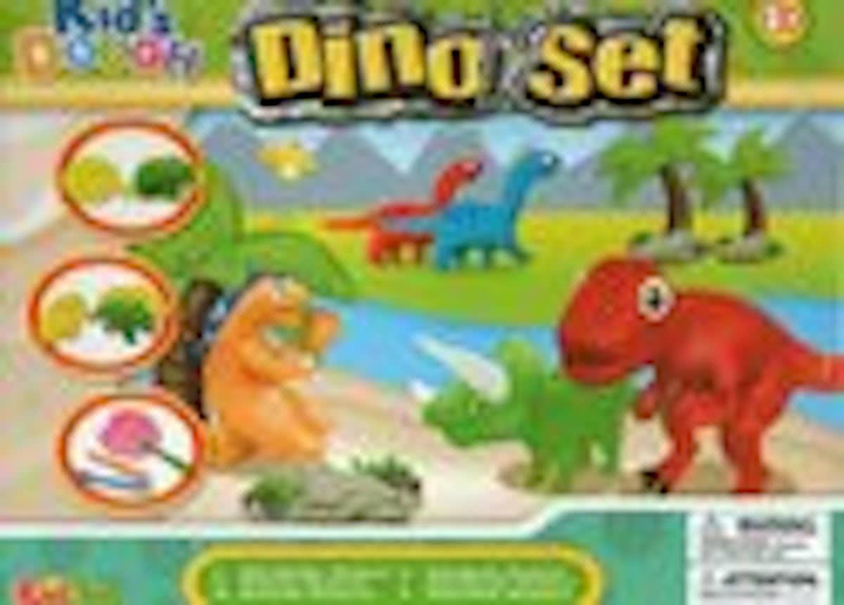 Dinosayrus zachte klei set