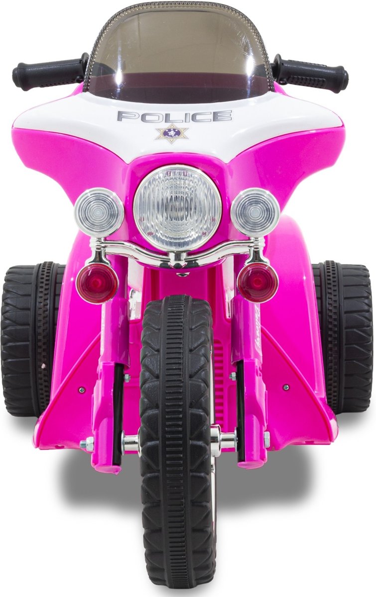 Accu motor kindermotor Wheely roze