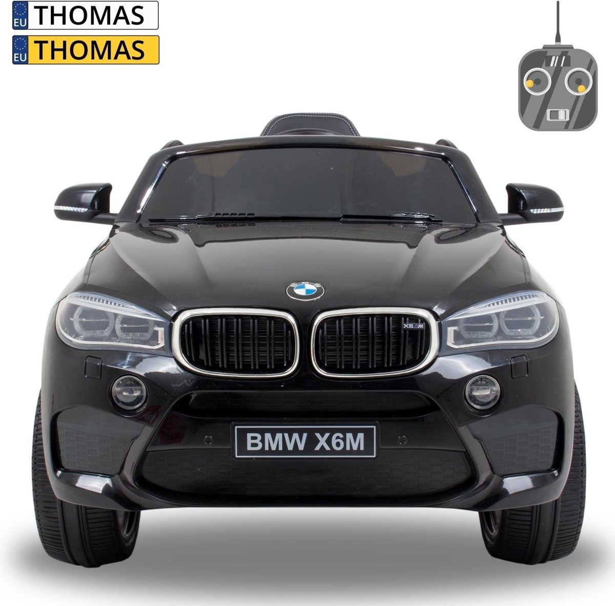 BMW kinderauto X6 zwart