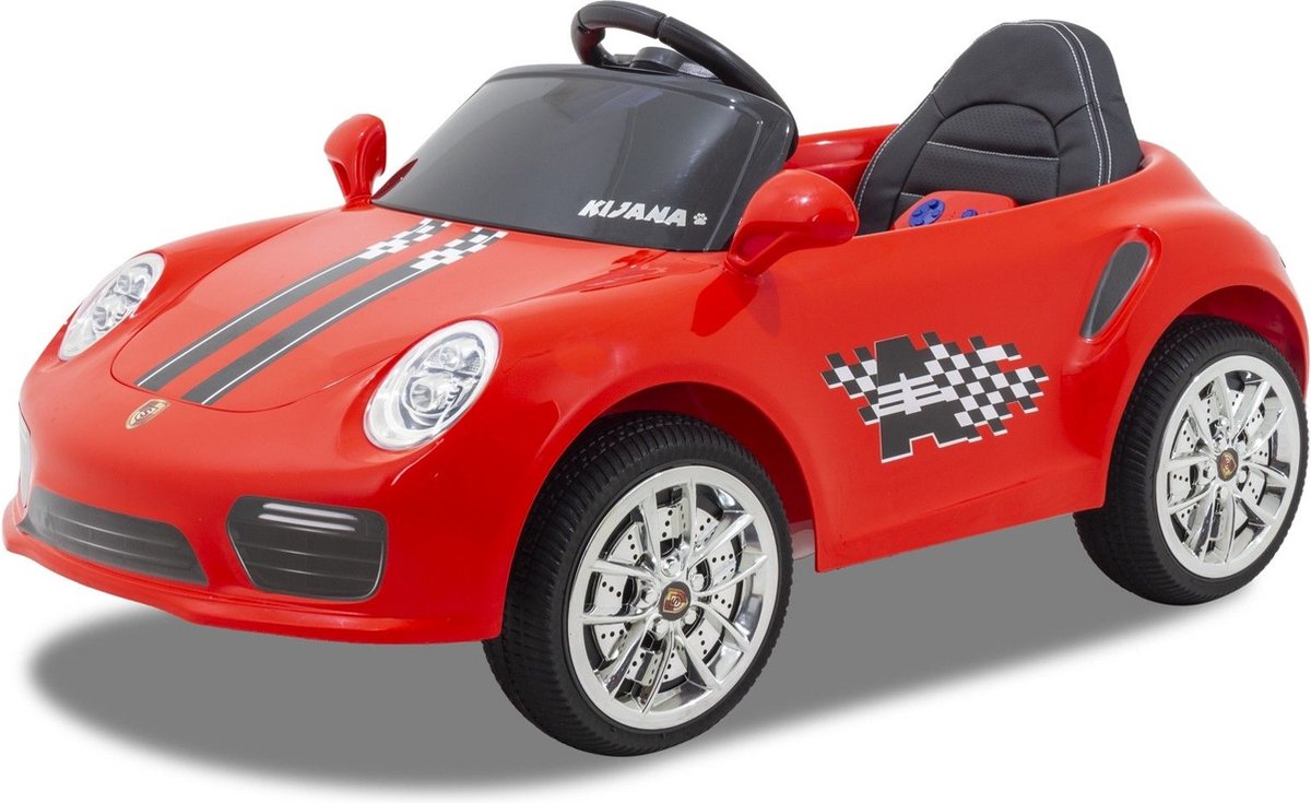 Kijana Elektrische Kinderauto Porsche Style Rood