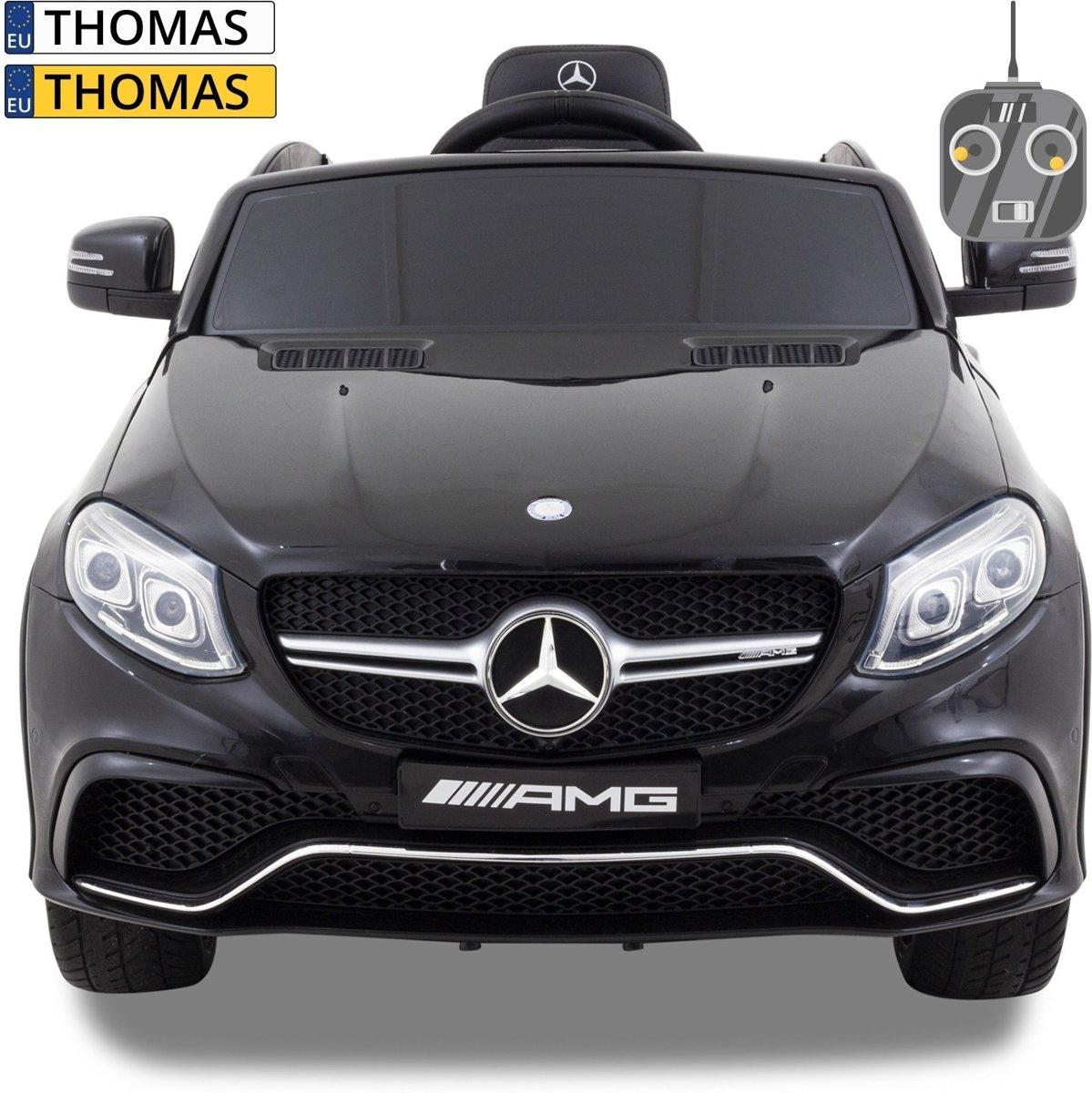 Mercedes kinderauto GLE63 AMG zwart