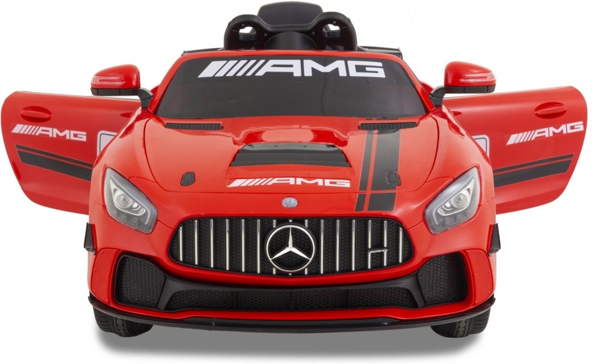 Mercedes kinderauto GT4 rood