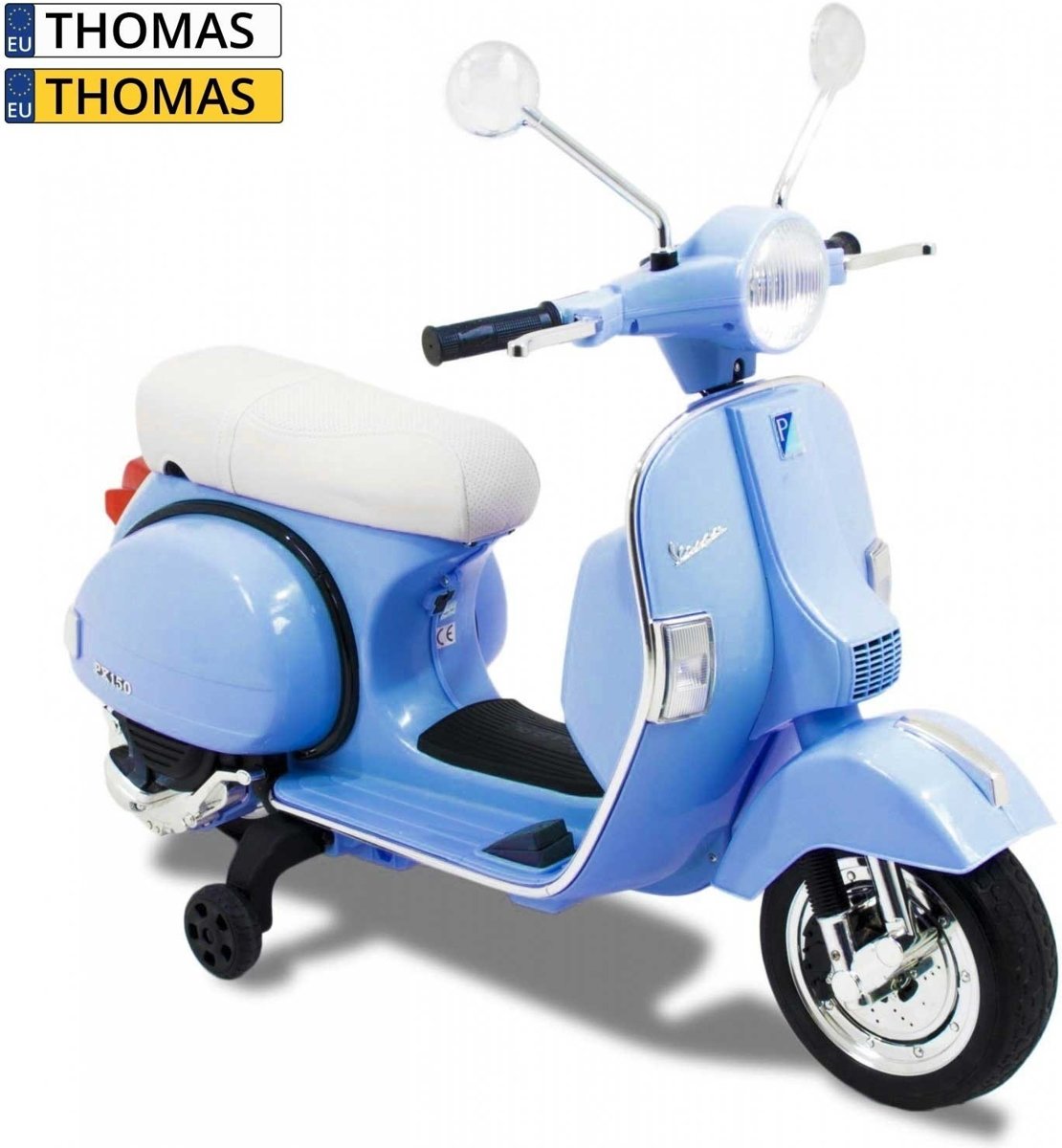 Vespa kinderscooter blauw