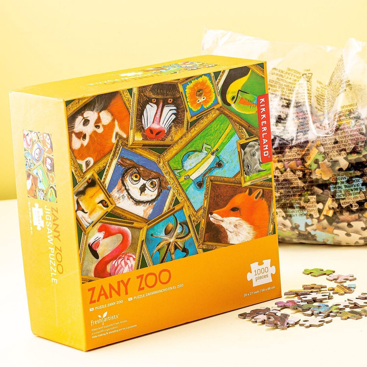 1000 Stukjes Puzzel - Zany Zoo