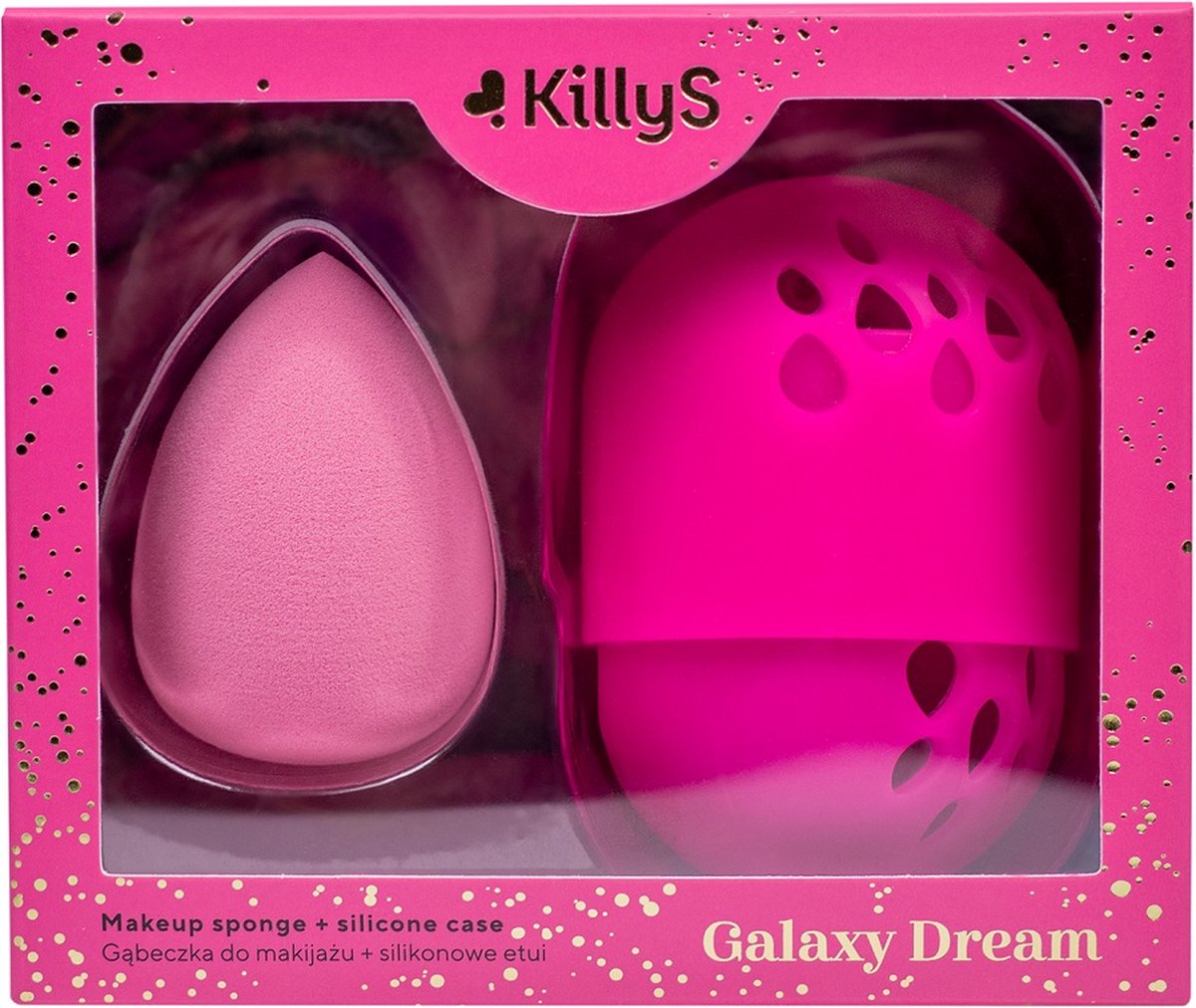Galaxy Dream make-up spons met siliconen hoesje