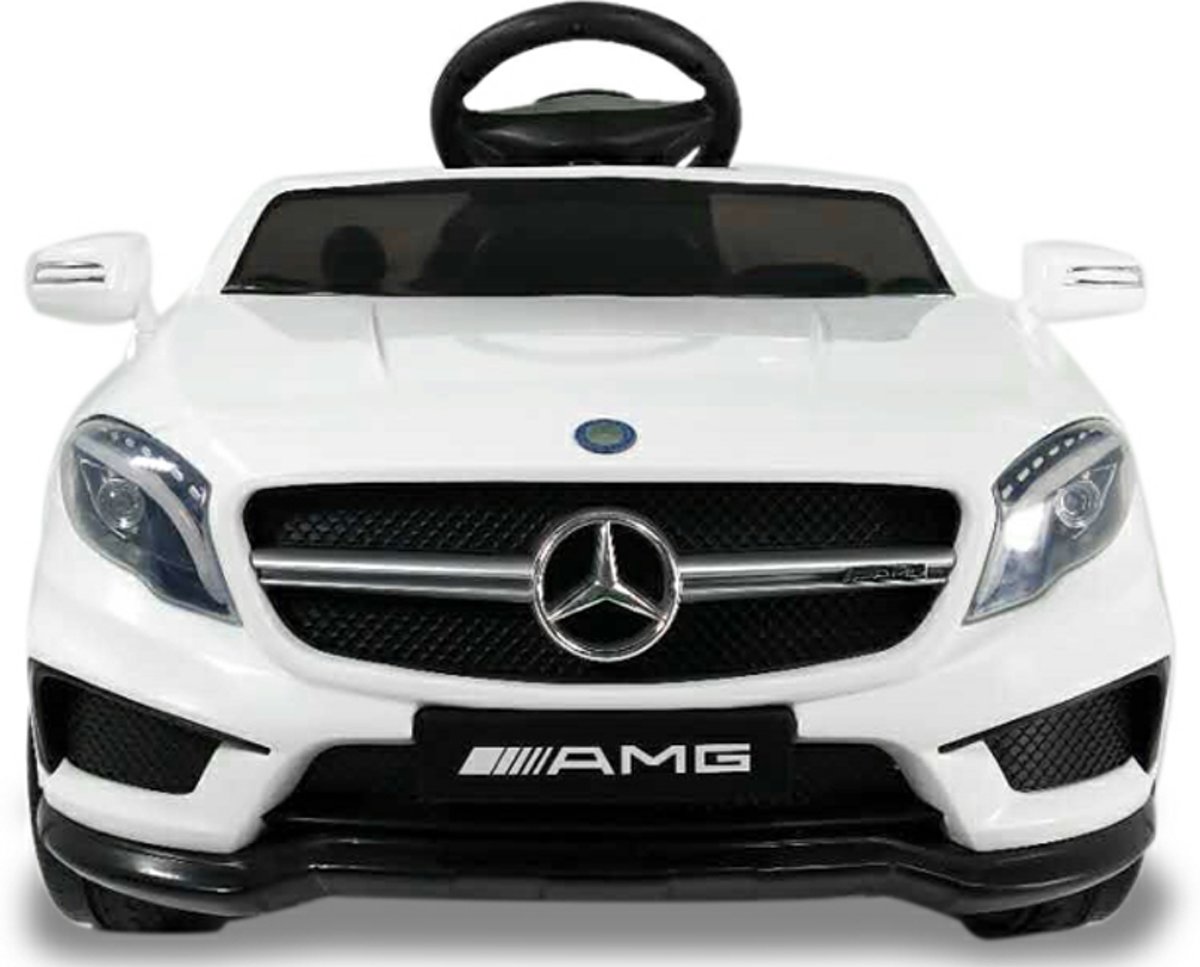 Kinder auto Mercedes GLA 45 AMG 12v Afstandsbediening / VERING / MP3 / DEURTJES / VERLICHTING VOLL OPTIES