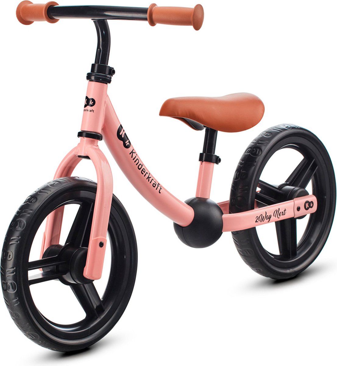 Kinderkraft Loopfiets - Balance Bike - 2way next - Rose Pink