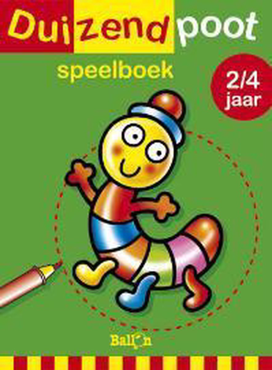 Kinderboeken Bakermat Doeboek - Duizendpoot: speelboek 2-4 jaar