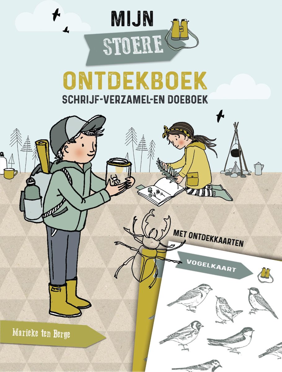 Kinderboeken De Fontein Natuur - Mijn stoere ontdekboek. 6+