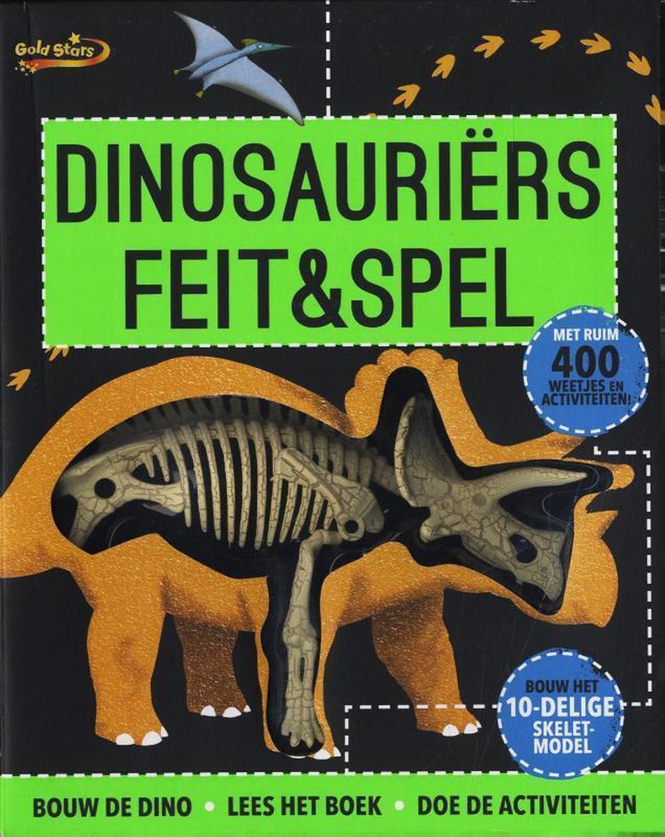 Kinderboeken Icob Dino - Feit & Spel: Dinosauriers