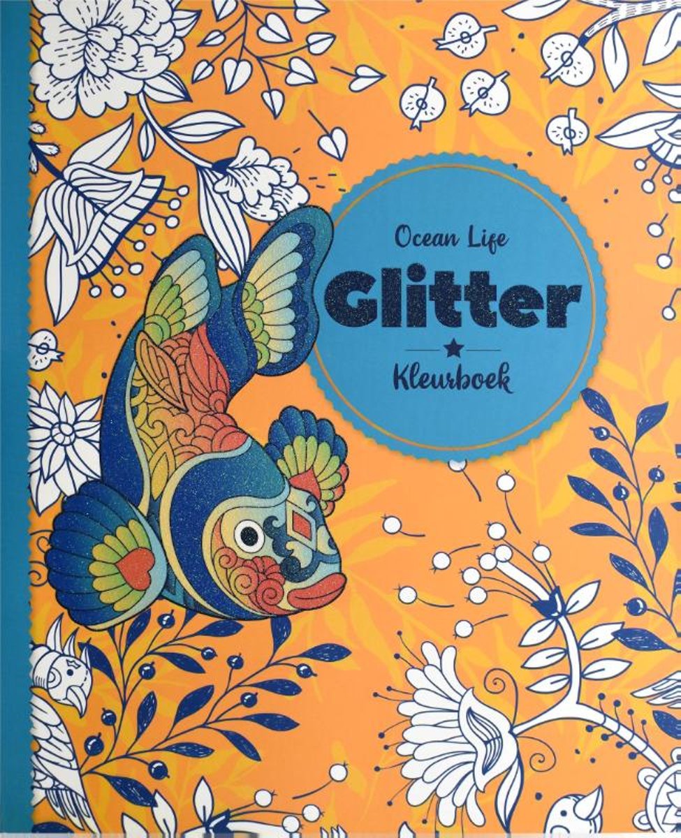 Kinderboeken Image Books Hobbyproducten - Glitter kleurboek Ocean life 6+