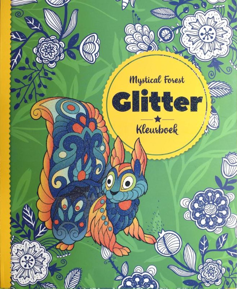 Kinderboeken Image Books Hobbyproducten - Glitterkleurboek Mystical Forest 6+