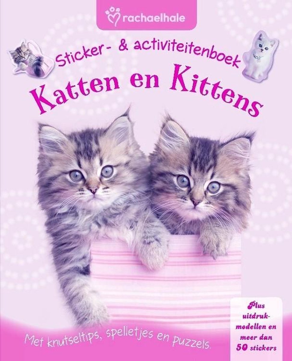 Kinderboeken Rebo Dierentuin - Stickerboek Katten en kittens