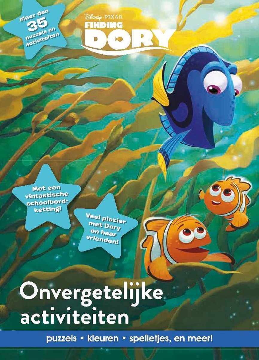 Kinderboeken Rebo Disney - Disney Dory Onvergetelijke activiteiten + ketting. 5+