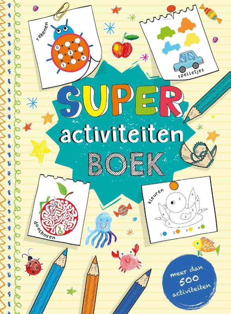 Kinderboeken Rebo Doeboek - Super Activiteitenboek meer dan 500 aktiviteiten