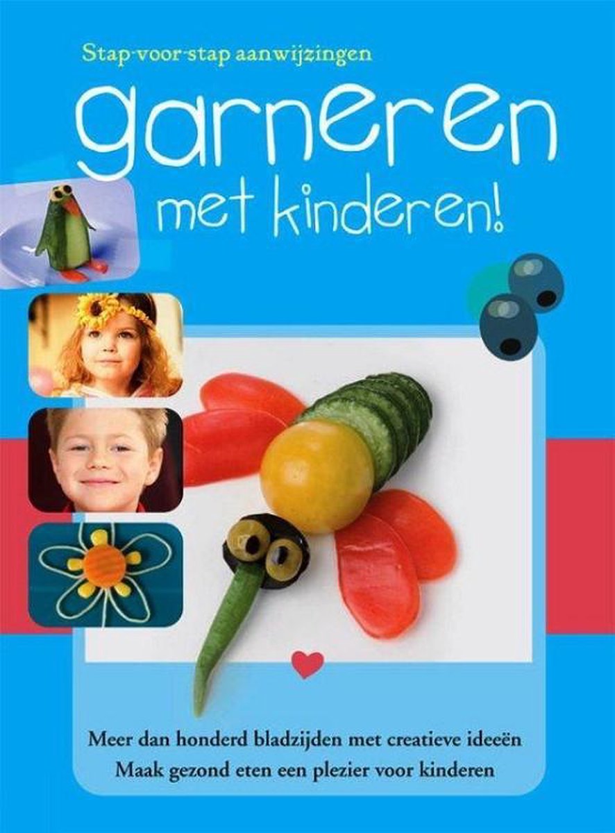 Kinderboeken Rebo Koken - Garneren met kinderen. 4+