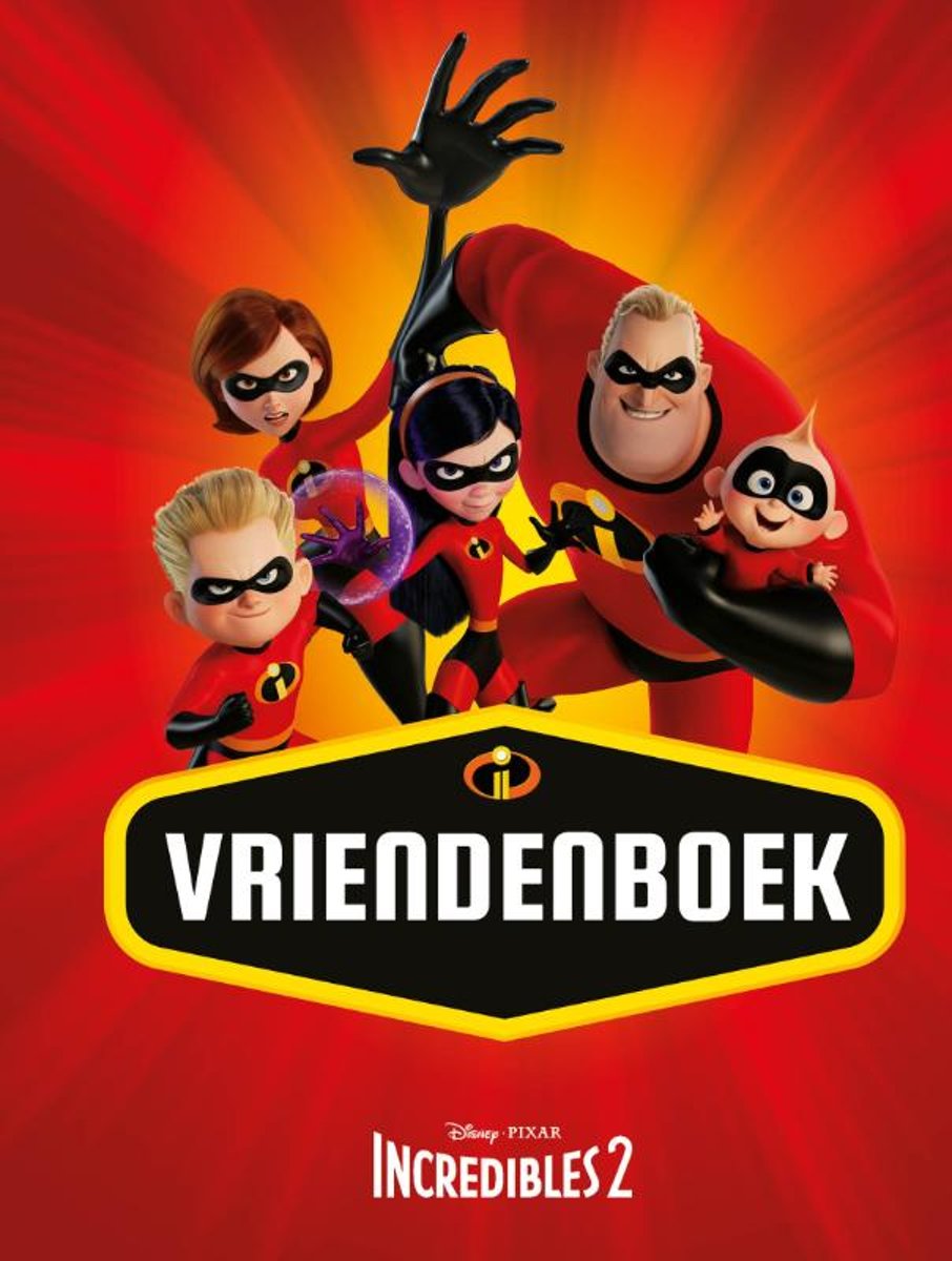 VRIENDENBOEK INCREDIBLES 2 SET VAN 3 - FSC MIX CREDIT