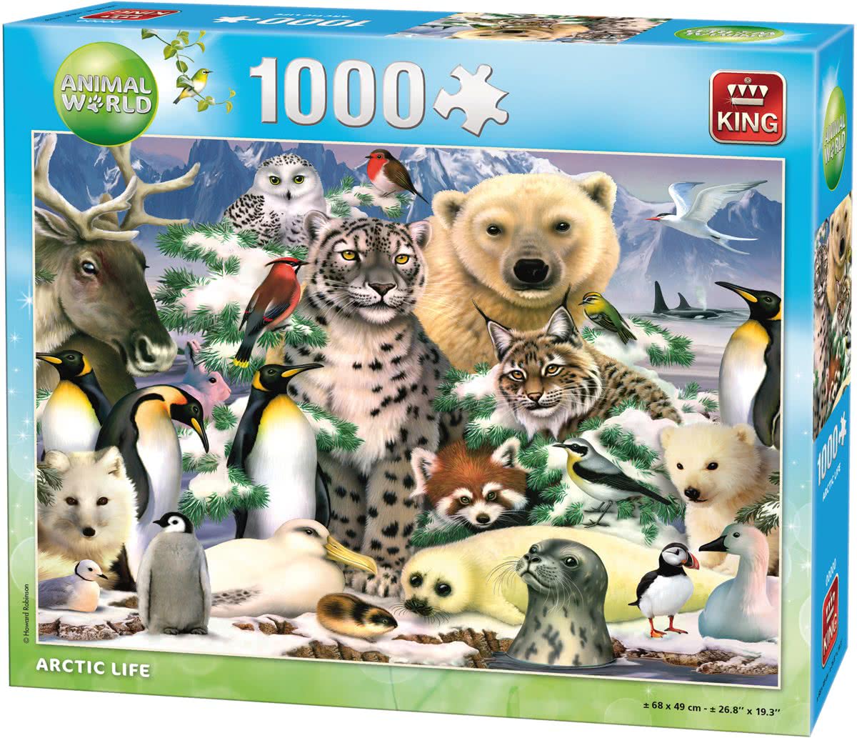 Animals W. 1000pcs Artic