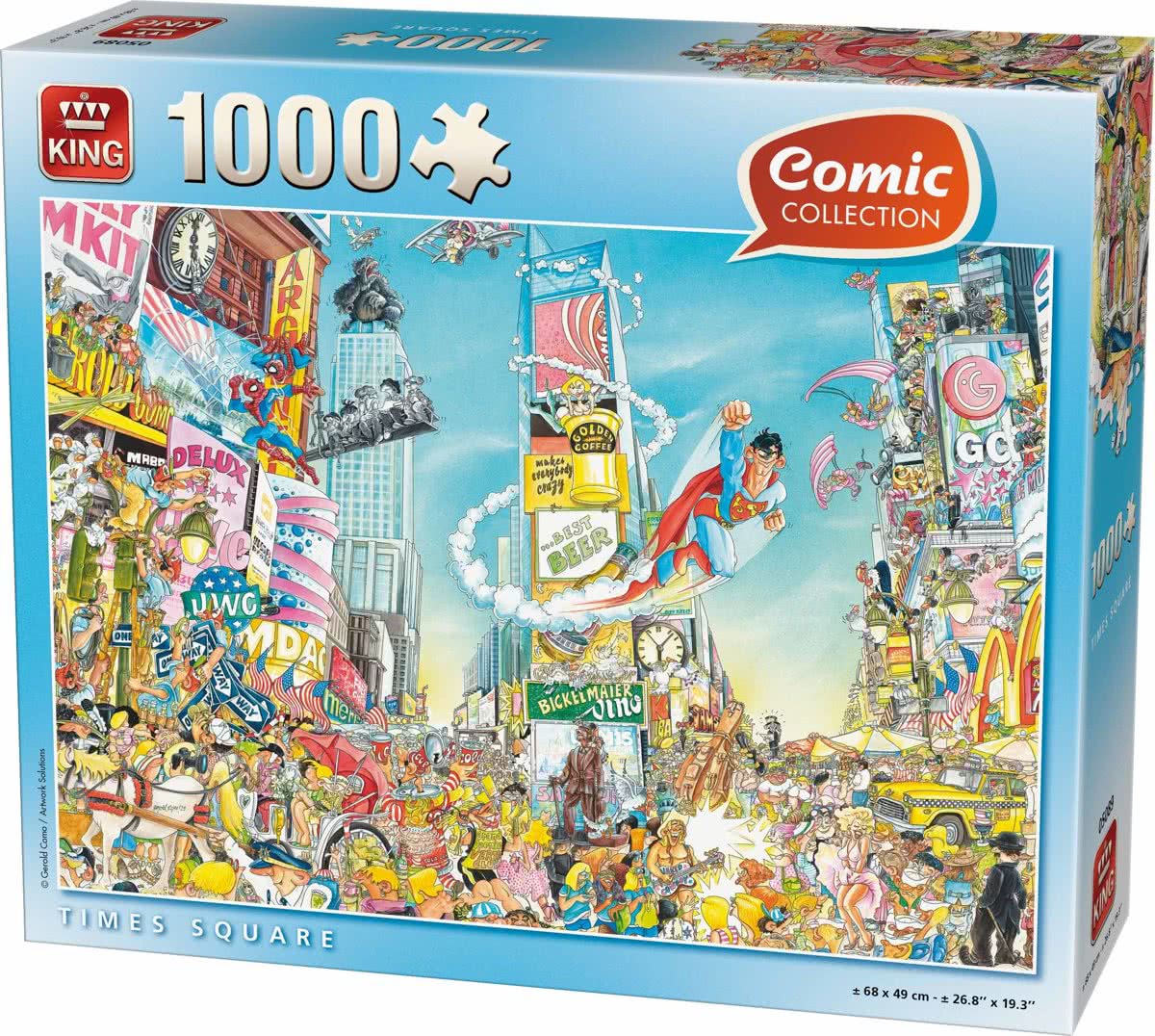 Comic Time Square - Puzzel - 1000 Stukjes