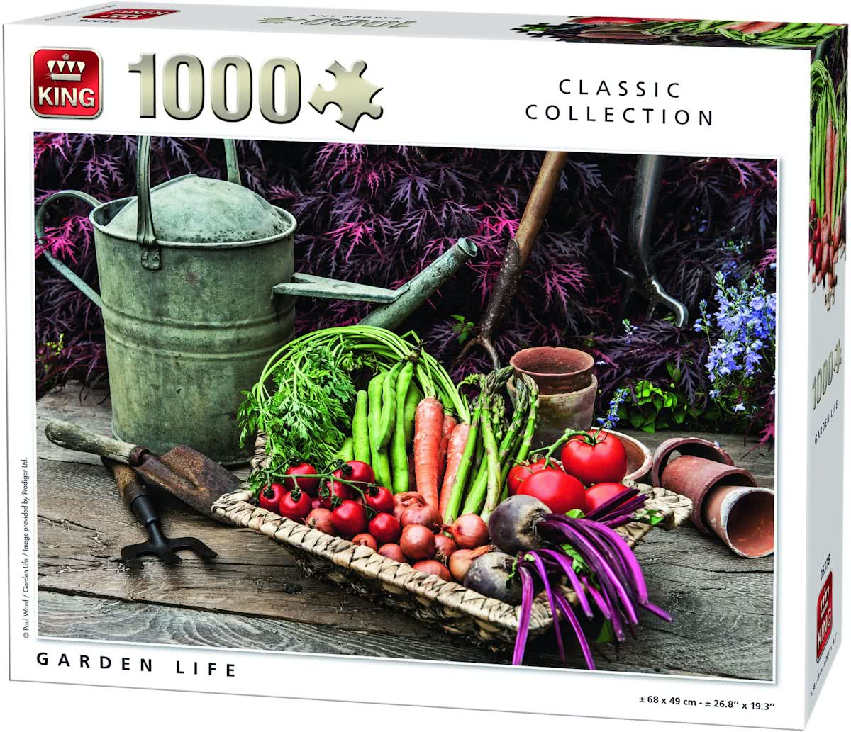 Garden Life - King Classic Collection Puzzel - 1000 Stukjes