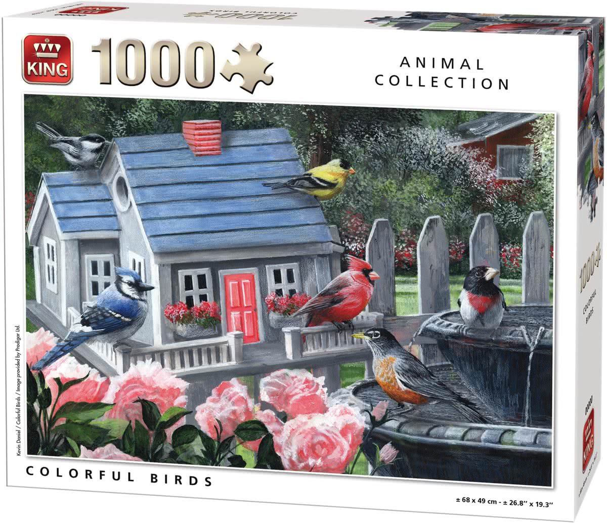 Generic 1000 Colorful  Birds