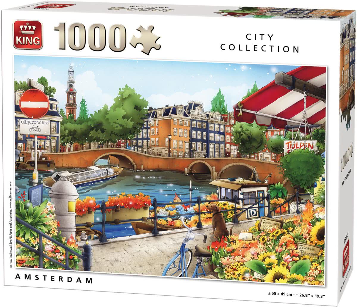 Puzzel Amsterdam 1000 Stukjes