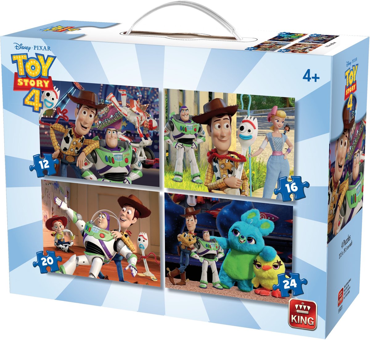 4 in 1 Puzzel TOY STORY 4