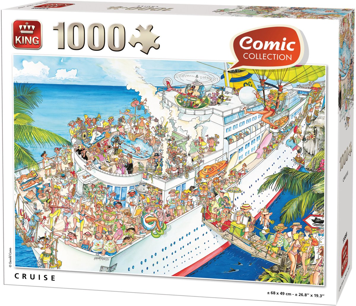 Comic Puzzel 1000 Stukjes CRUISE