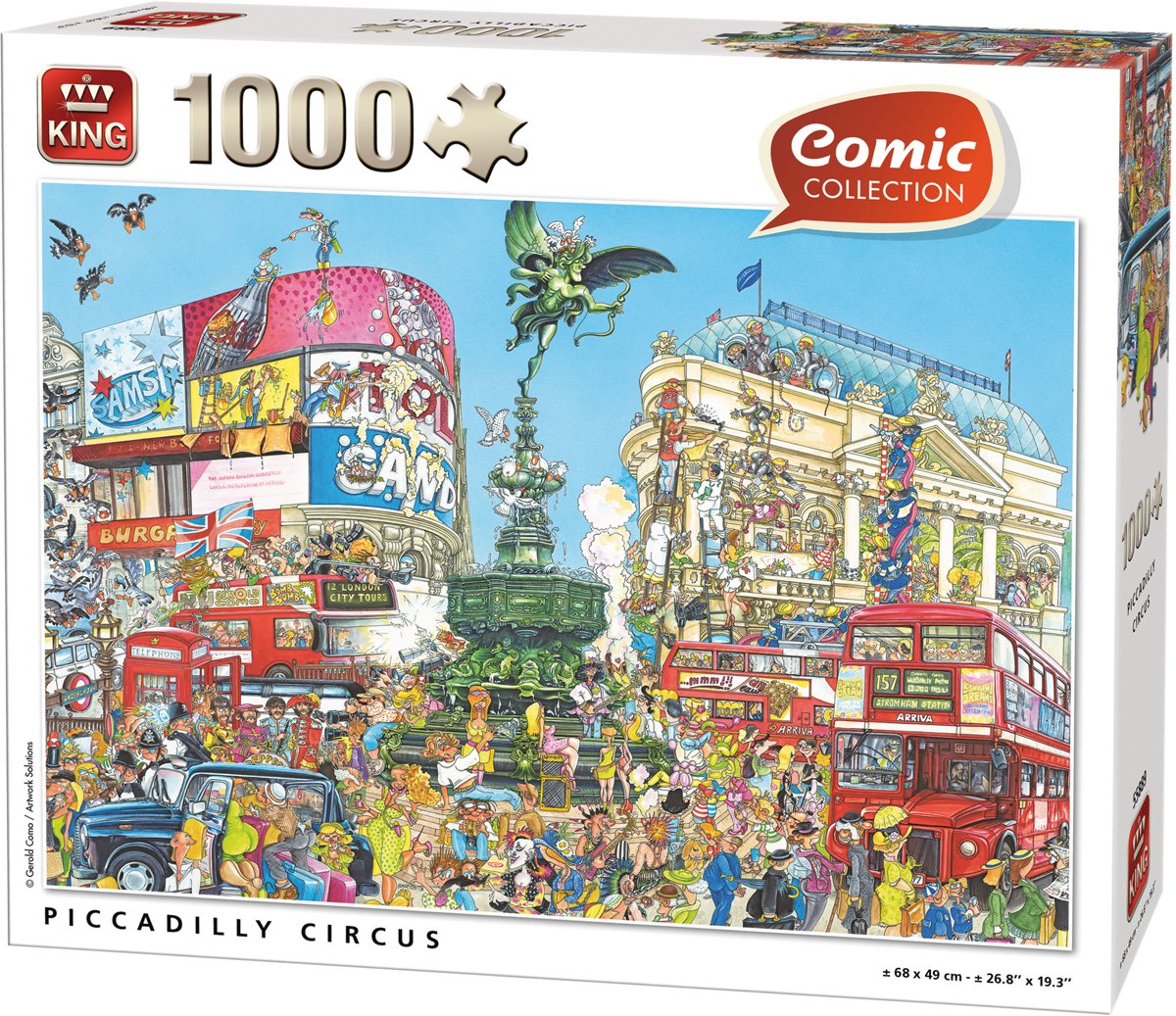 Comic Puzzel 1000 Stukjes PICCADILLY CIRCUS