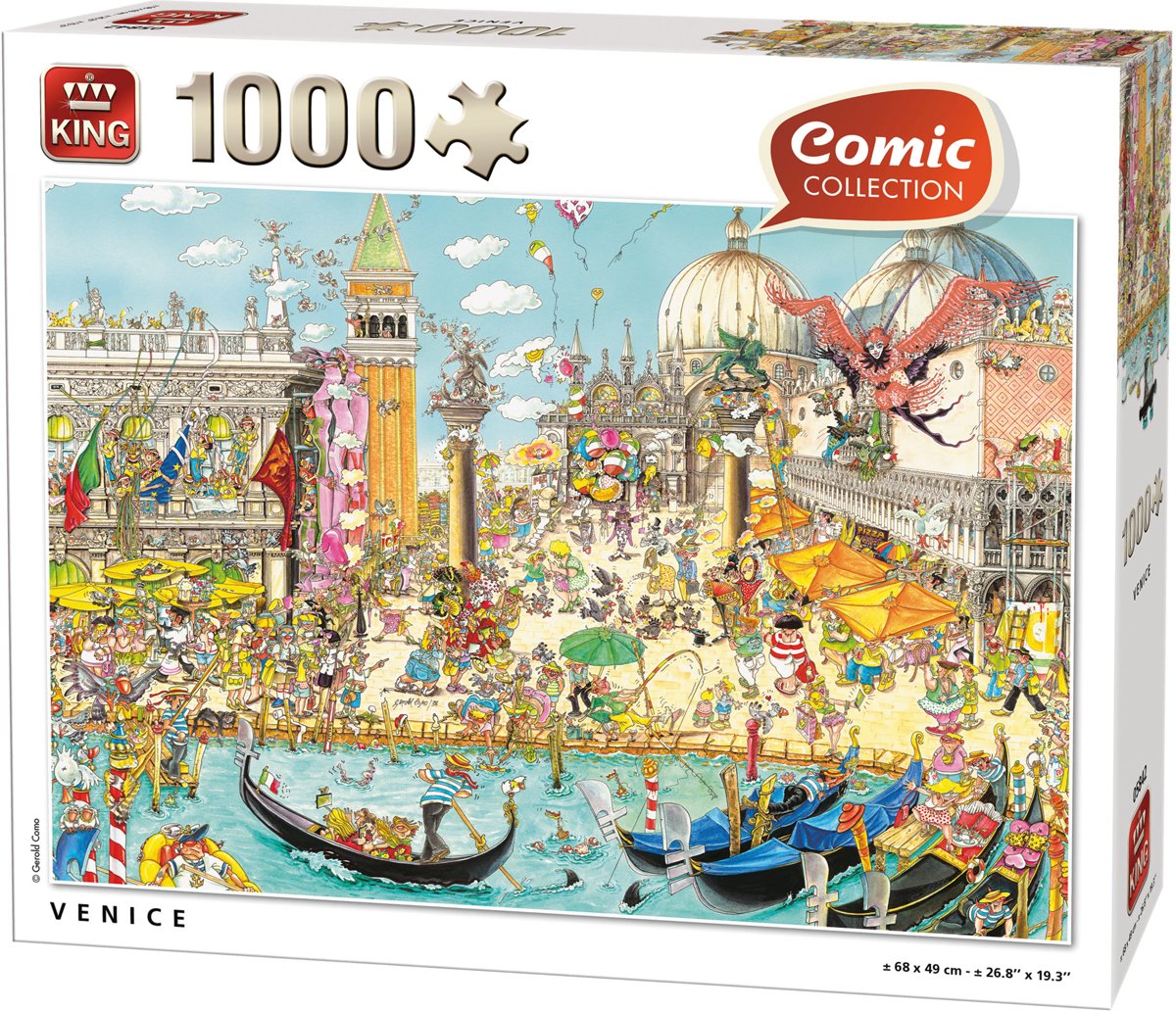 Comic Puzzel 1000 Stukjes VENICE