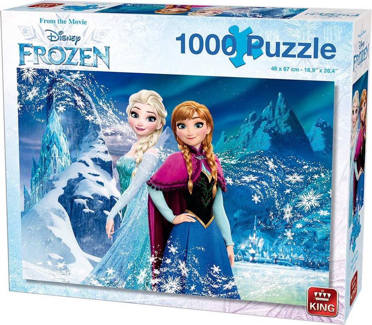 Disney 1000 Stukjes Puzzel - Frozen Collectors Item - King - Legpuzzel 68 x 49 cm