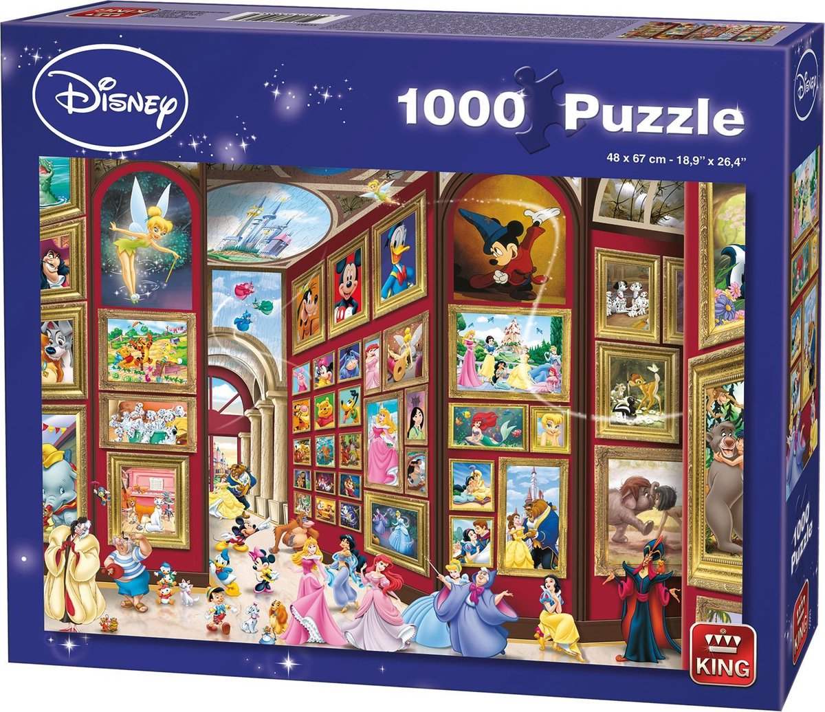 Disney 1000 Stukjes Puzzel Disney Art Gallery - King - Legpuzzel (68 x 49 cm)