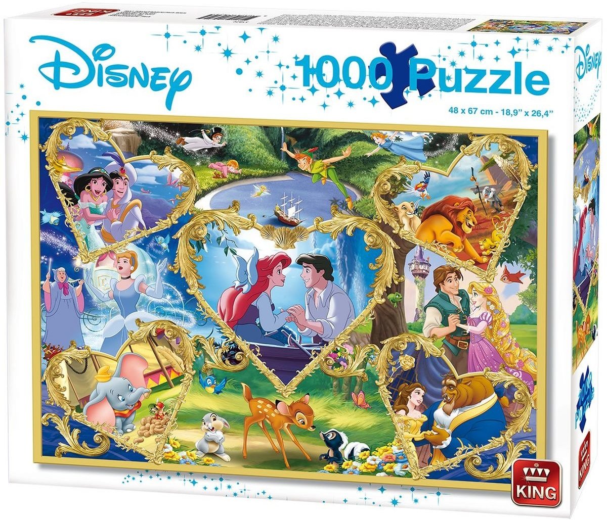 Disney Puzzel 1000 Stukjes - Movie Magic - King