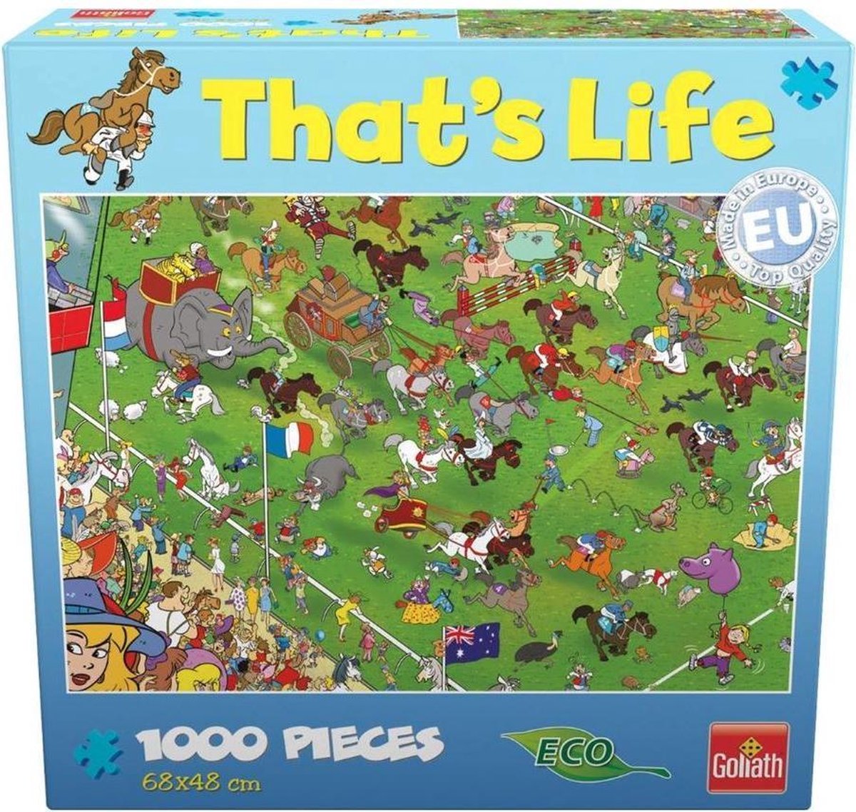 GOLIATH THATS LIFE MELBOURNE  RACE  legpuzzel 1000 stukjes