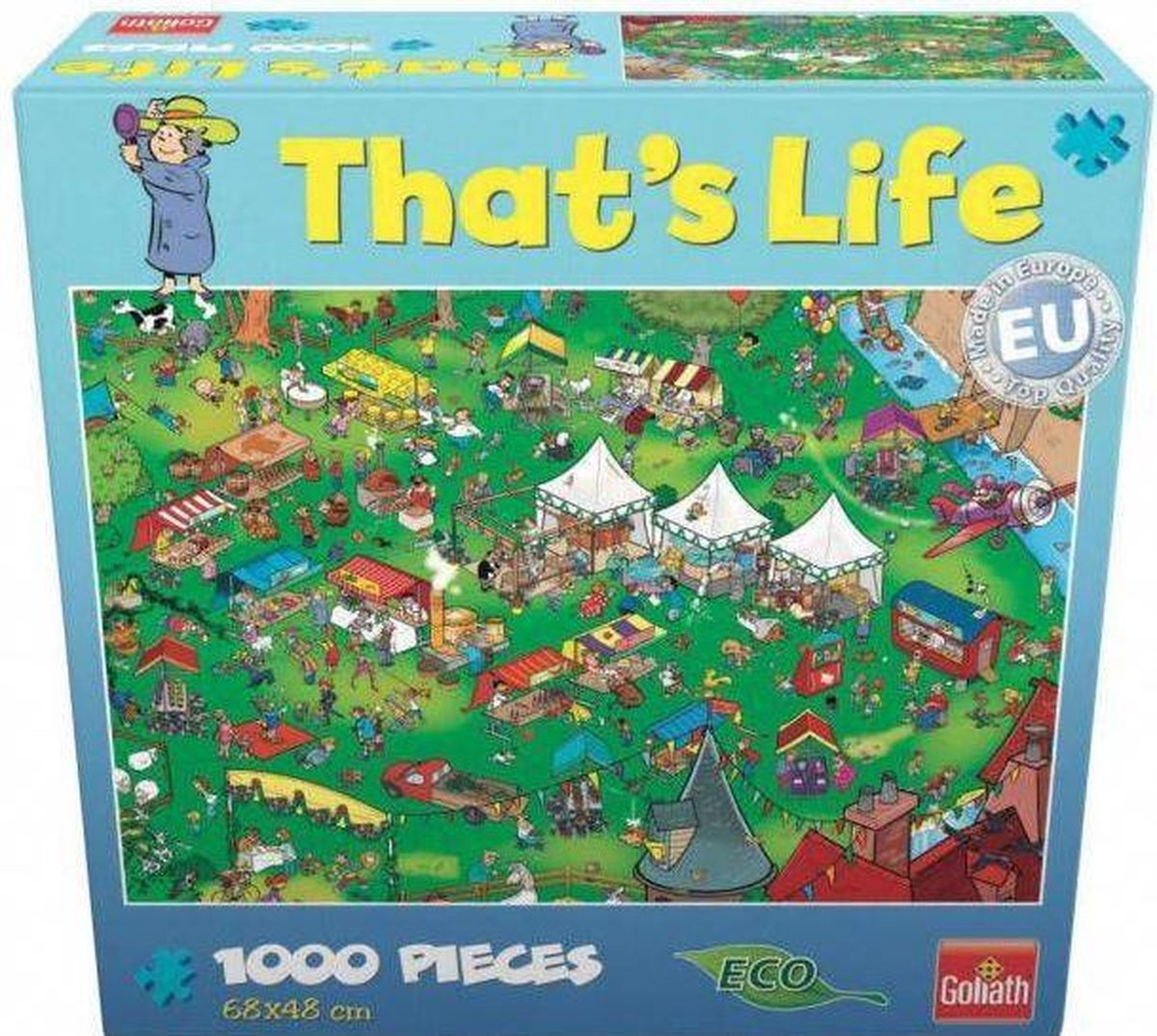 Goliath  That s life  Het  zomer markt legpuzzel 1000 stukjes