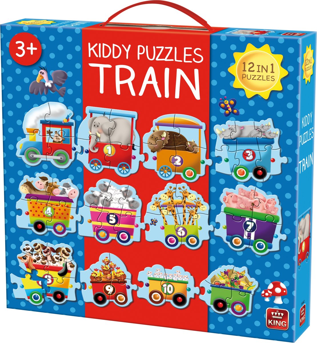 KIDDY TRAIN 123 GIANT PUZZLE