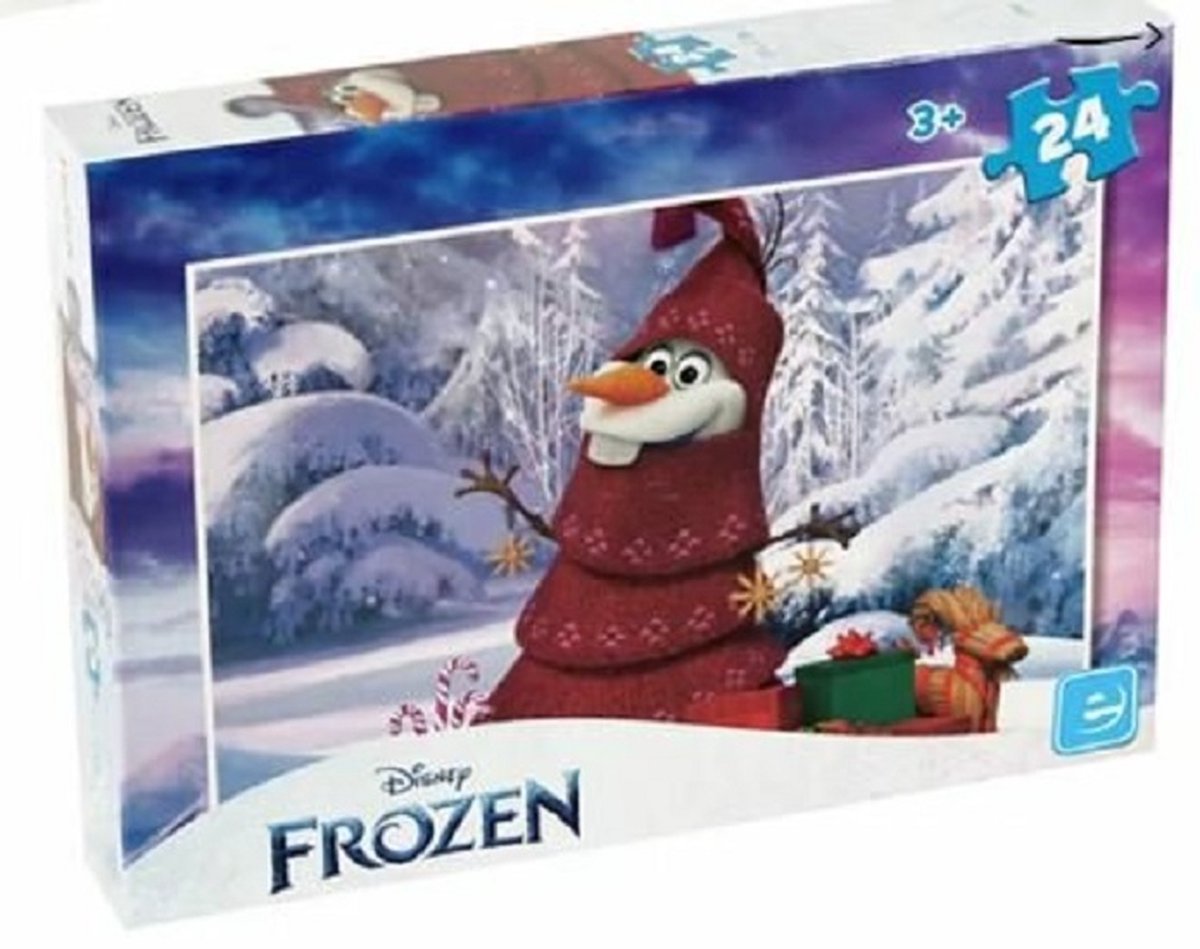 KING - Disney Frozen - Kerst Puzzel - 24 Stukjes