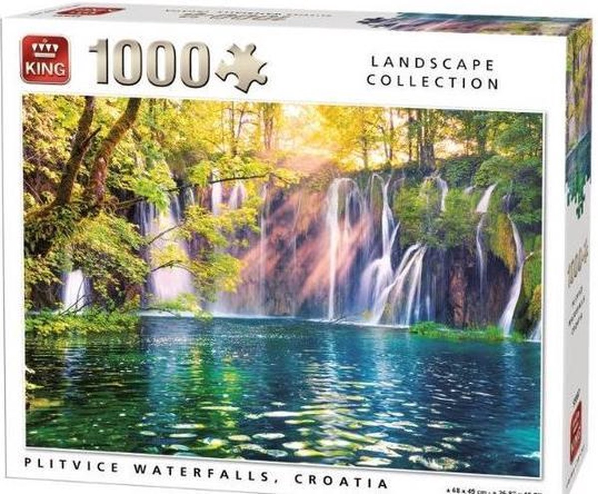 KING - Puzzel - Plitvice Waterfalls Croatia